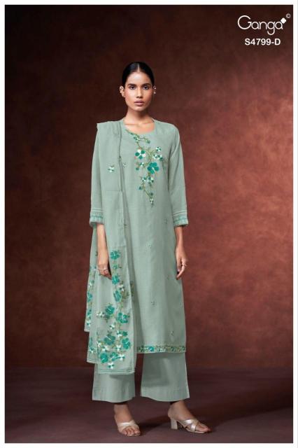 Ganga katerine 4799 floral print dress materials from wholesalers in trivandrum